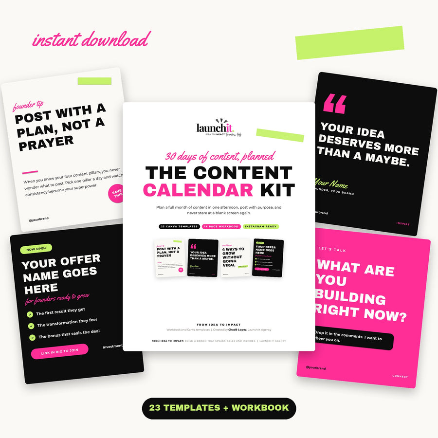 The Content Calendar Kit