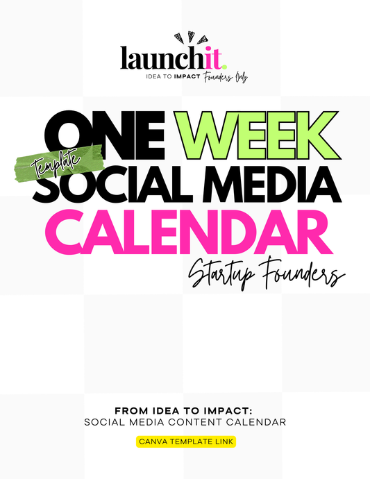 The Free Weekly Content Calendar